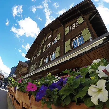 Quarto em Acomodações Particulares Base Cafe Lauterbrunnen